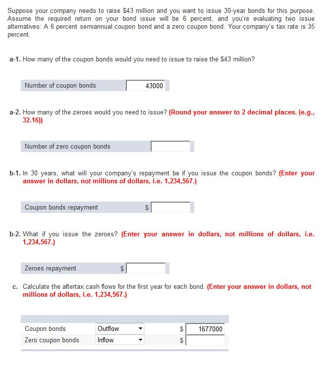 Solved Suppose Your Company Needs To Raise $43 Million And | Chegg.com