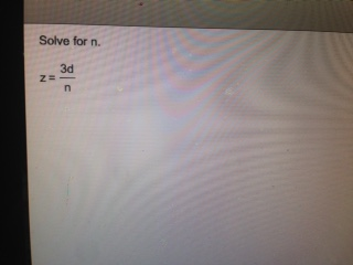Solved Solve for n. 3d | Chegg.com