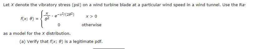 Solved Let X denote the vibratory stress (psi) on a | Chegg.com