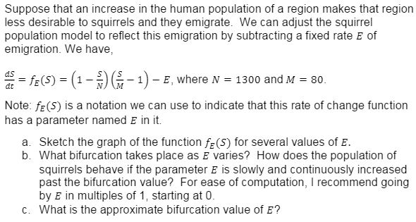 Solved Suppose that an increase in the human population of a | Chegg.com