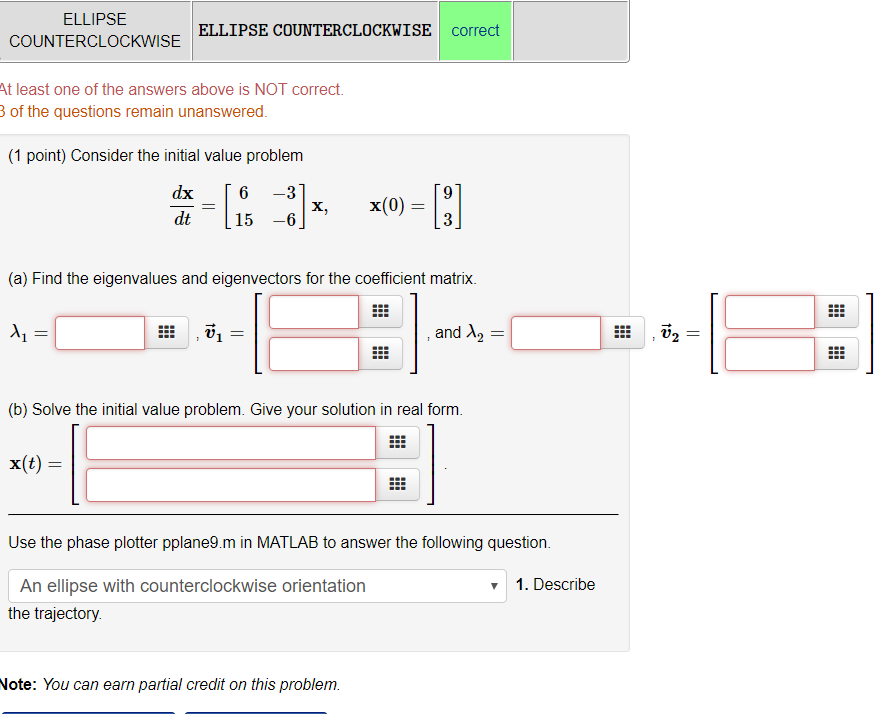 Solved ELLIPSE COUNTERCLOCKWISE ELLIPSE COUNTERCLOCKWISE | Chegg.com