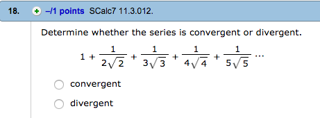 Solved Determine whether the series is convergent or | Chegg.com
