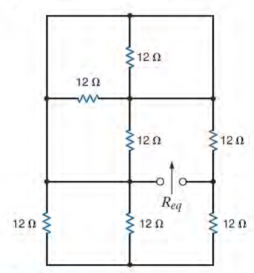 Solved Find The Equivalent Resistance RAB For The Chegg