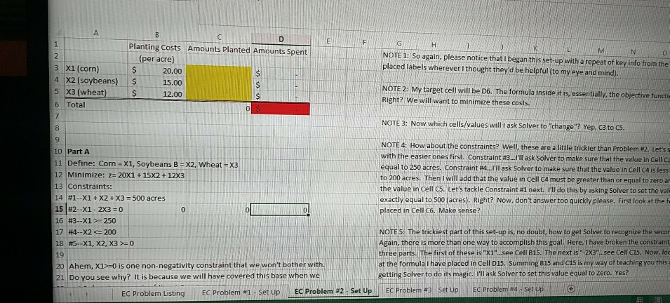 Solved 19 EC Problem #2 A farm consists of 600 acres of | Chegg.com