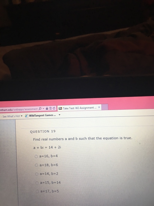 Solved Find Real Numbers A And B Such That The Equation Is | Chegg.com