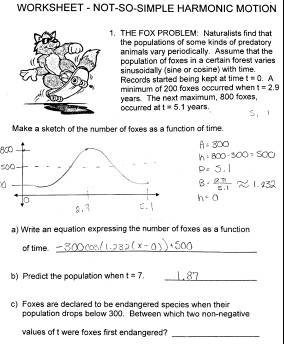 Simple Harmonic Motion Worksheet Answers - Escolagersonalvesgui