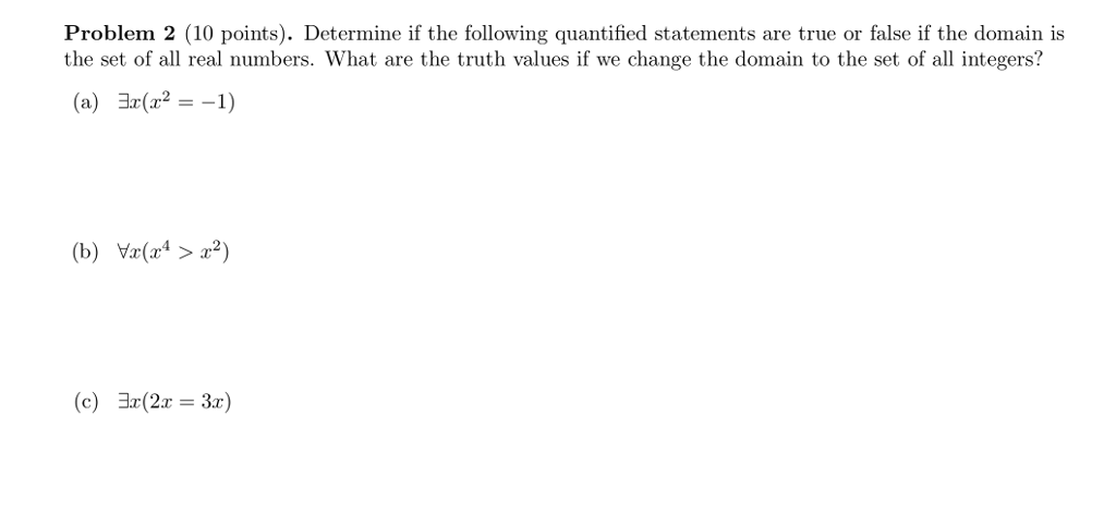 Solved Problem 2 10 Points Determine If The Following 2025