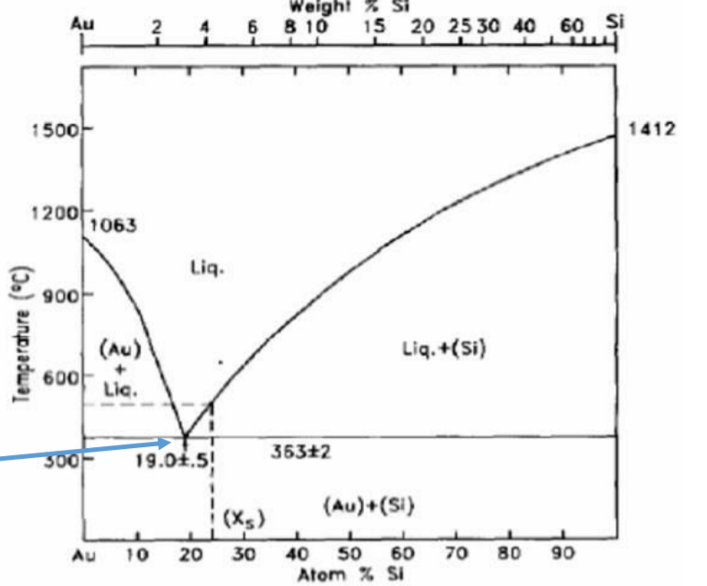 5. For Au-Si phase diagram (slide 19 in lecture 14), | Chegg.com