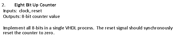 Solved Design a VHDL module for each of the following | Chegg.com