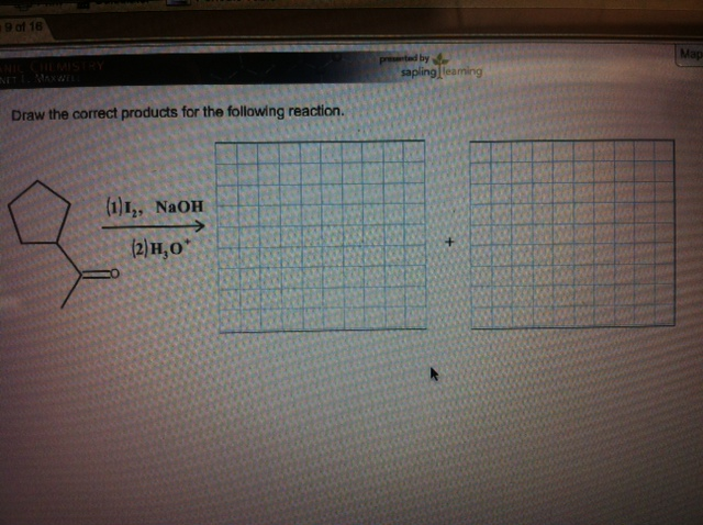 Solved Draw the correct products for the following reaction. | Chegg.com