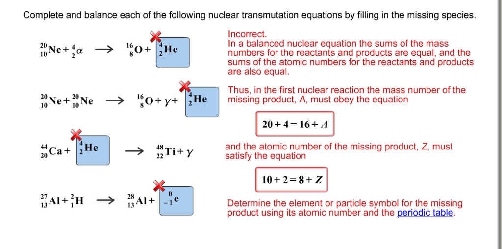 Solved: Complete And Balance Each Of The Following Nuclear... | Chegg.com