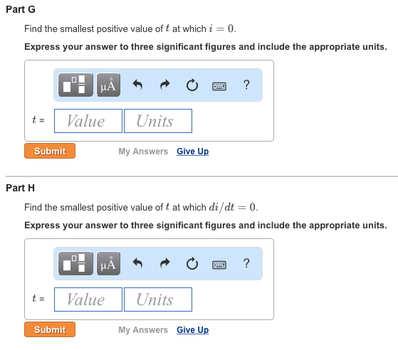 Solved A sinusoidal current is given by the expression i = | Chegg.com