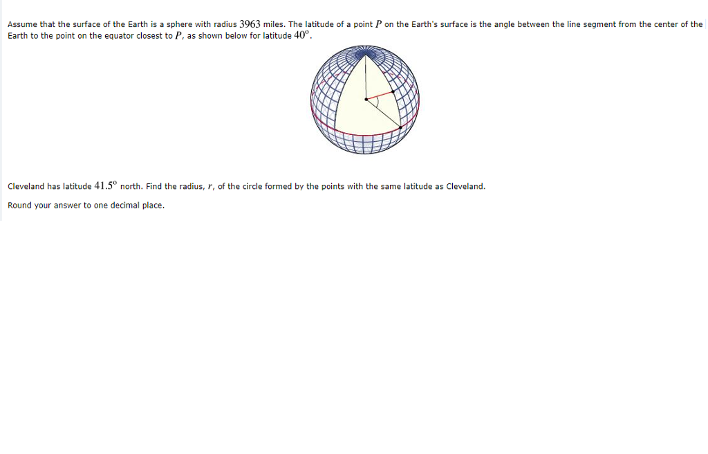Solved Assume that the surface of the Earth is a sphere with | Chegg.com