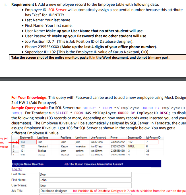 Solved Microsoft SQL Server help needed desperately, need | Chegg.com