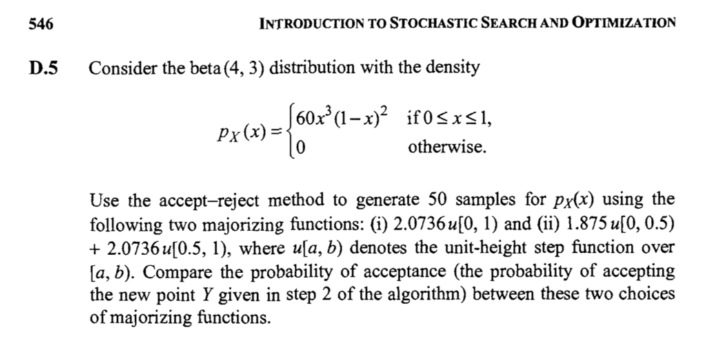 546 INTRODUCTION TO STOCHASTIC SEARCH AND | Chegg.com
