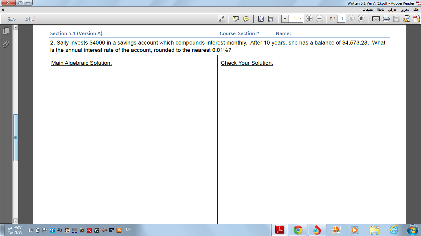 Solved: Sally Invests $4000 In A Savings Account Which Com... | Chegg.com