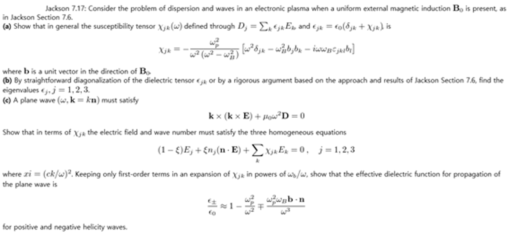 Jackson Classical electrodynamics 3rd edition problem | Chegg.com