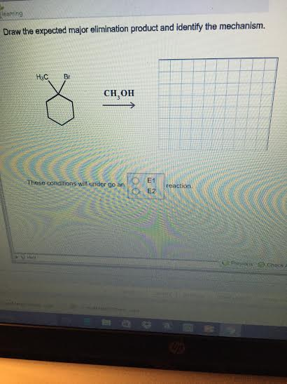 Solved Draw The Expected Major Elimination Product And 5355