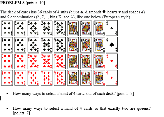 solved-problem-8-points-10-the-deck-of-cards-has-36-cards-chegg