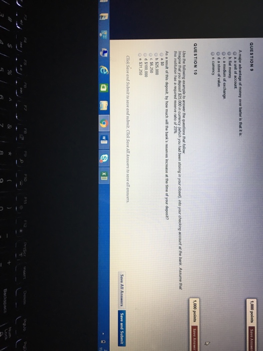 Solved A major advantage of money over barter is that is