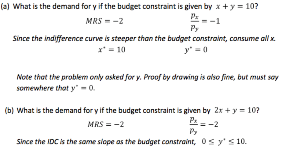 Solved U(x,y)=2x+y Assuming you are rational and maximize | Chegg.com