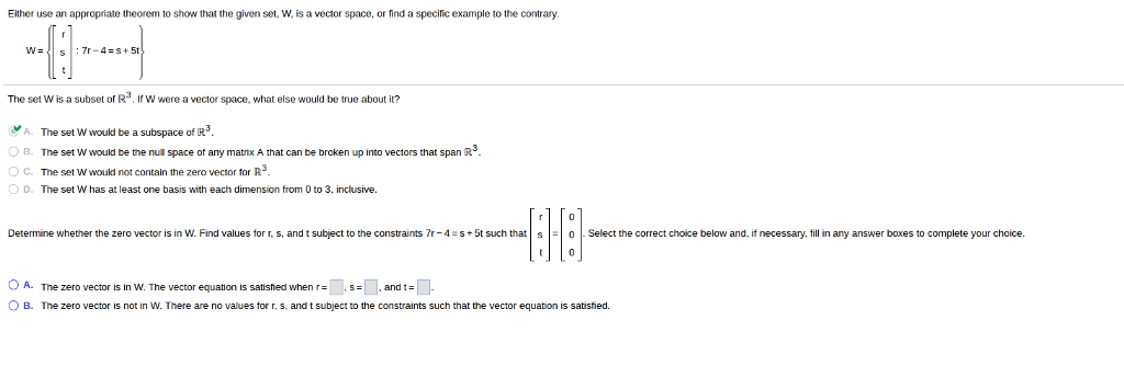 Solved Either use an appropriate theorem to show that the | Chegg.com