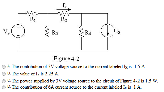 Solved In the circuit of Figure 4-2, let Vs=3 V, Is=6 A, | Chegg.com