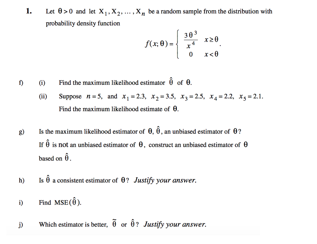 Solved Let theta > 0 and let X_1, X_2, ..., X_n be a random | Chegg.com