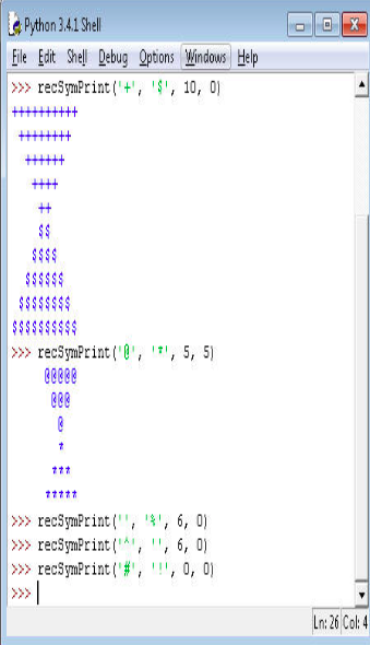 Solved \1. Write a recursive function printTriangle() that | Chegg.com