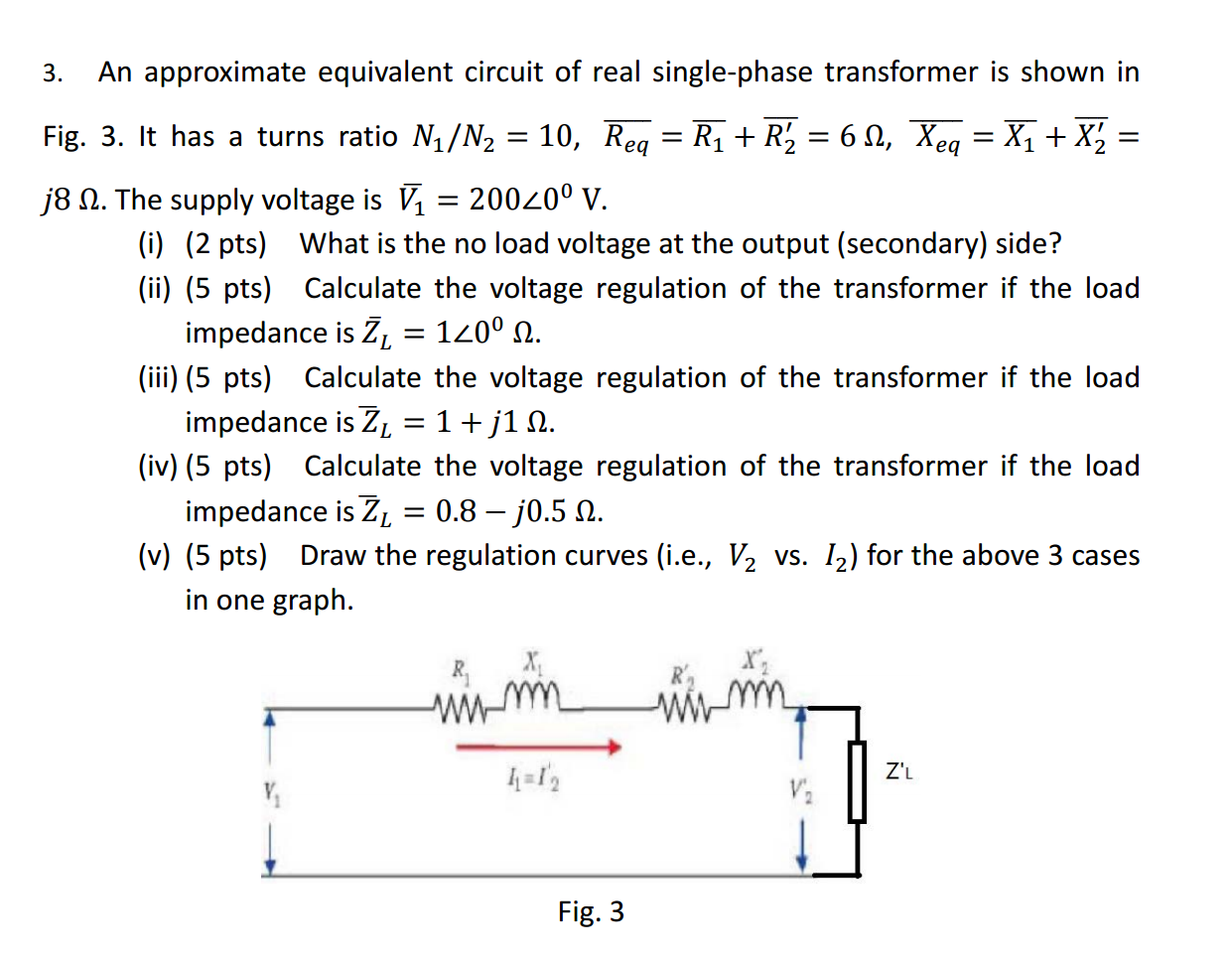 Solved An Approximate Equivalent Circuit Of Real | Chegg.com