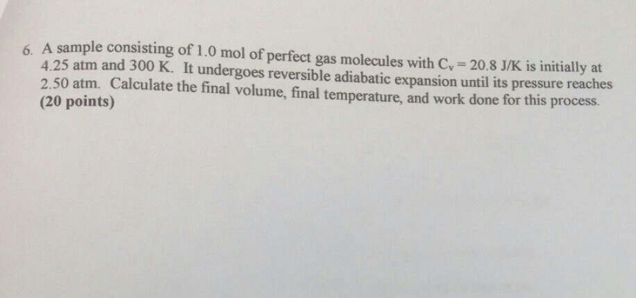 Solved Physical Chemistry | Chegg.com