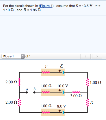 Solved For the circuit shown in (Figure 1) , assume that E = | Chegg.com