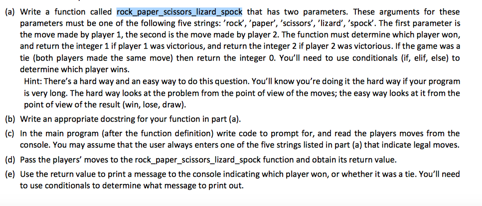 Solved Write a function called | Chegg.com