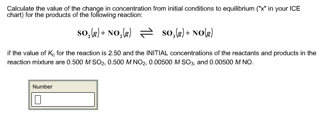 Solved Calculate the value of the change in concentration | Chegg.com