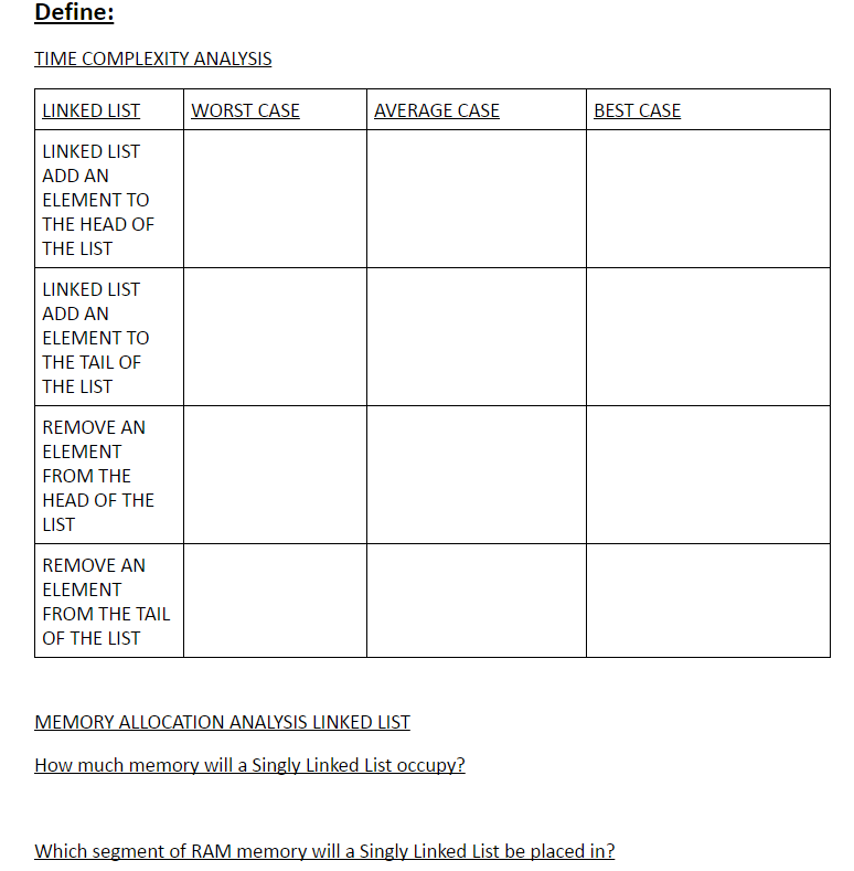 solved-define-time-complexity-analysis-linked-list-worst-chegg