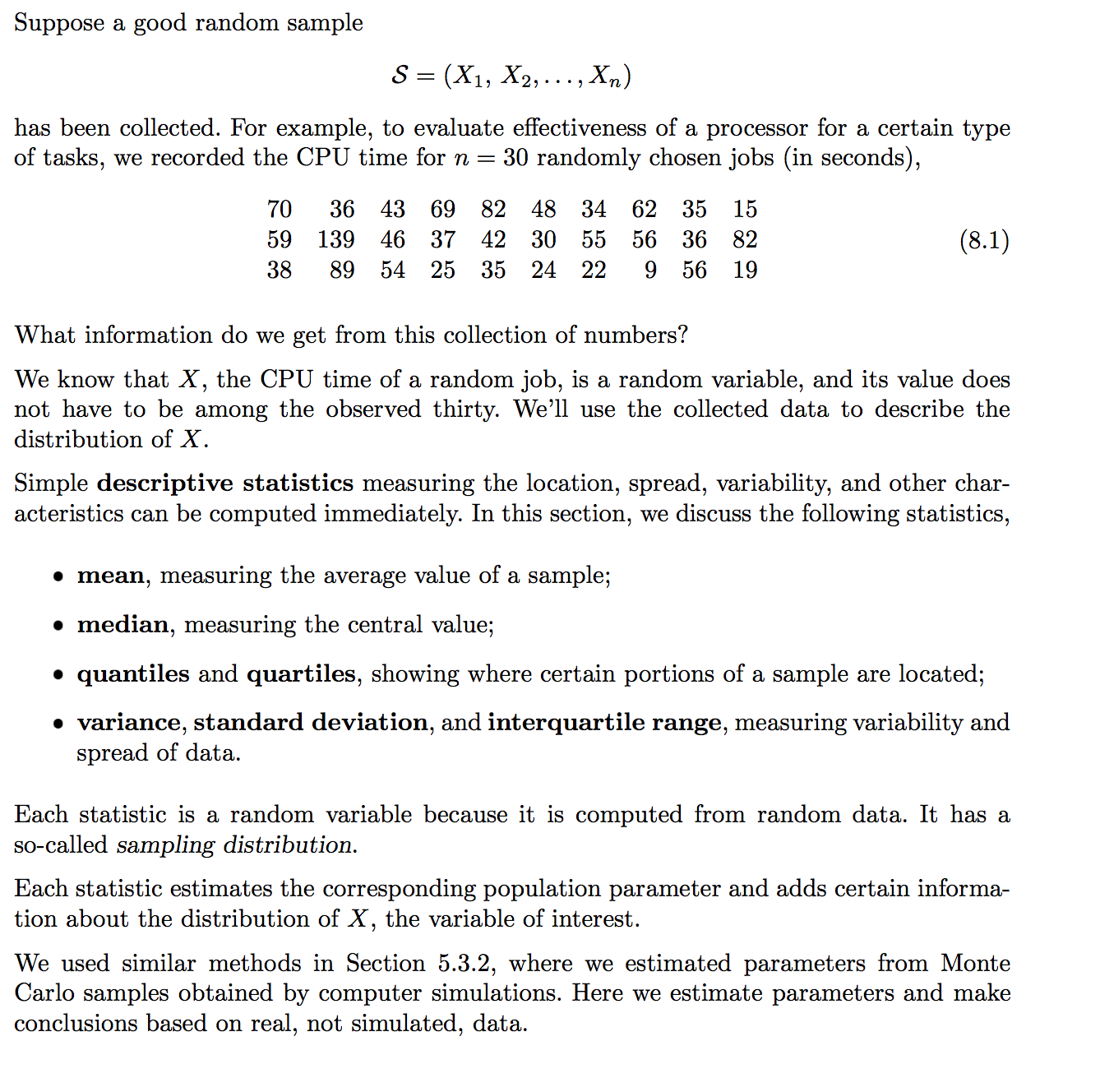 Solved Suppose A Good Random Sample S X 1 X 2 Chegg