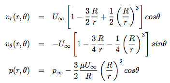 (20) Stokes flow over a sphere in a uniform flow. A | Chegg.com