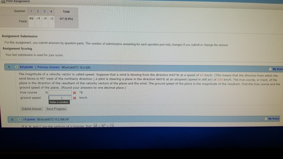 Solved Print Assignment Question 1 2 3 4 Total 01211 11