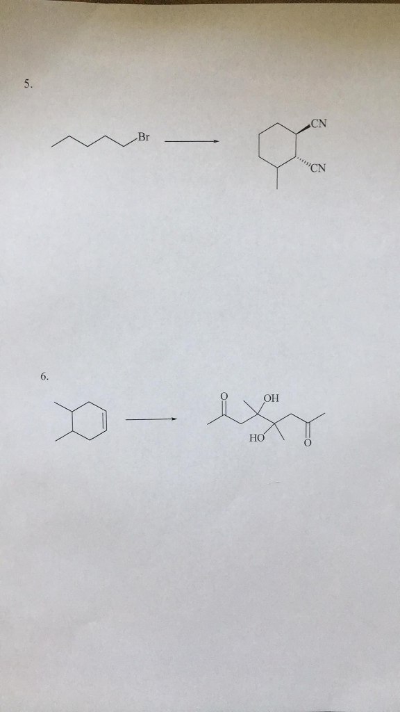 Solved Complete The Following Synthesis Practice Problems By | Chegg.com