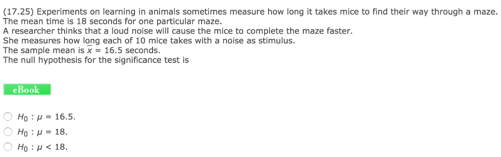 experiments on learning in animals sometimes measure