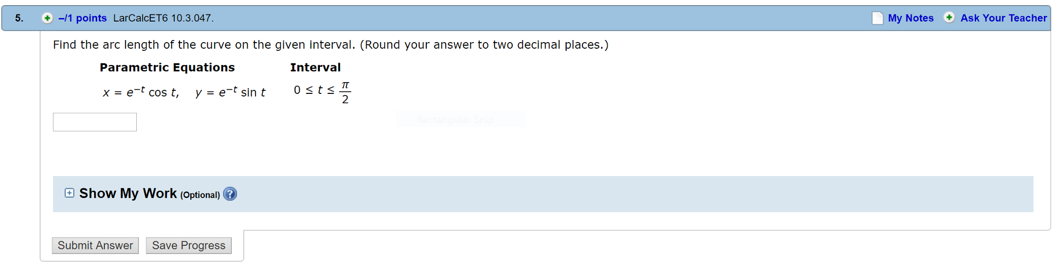 solved-find-the-arc-length-of-the-curve-on-the-given-chegg