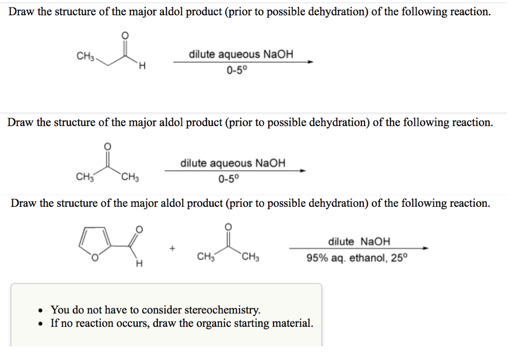 SOLVED: Draw The Structure Of The Major Aldol Product, 45% OFF