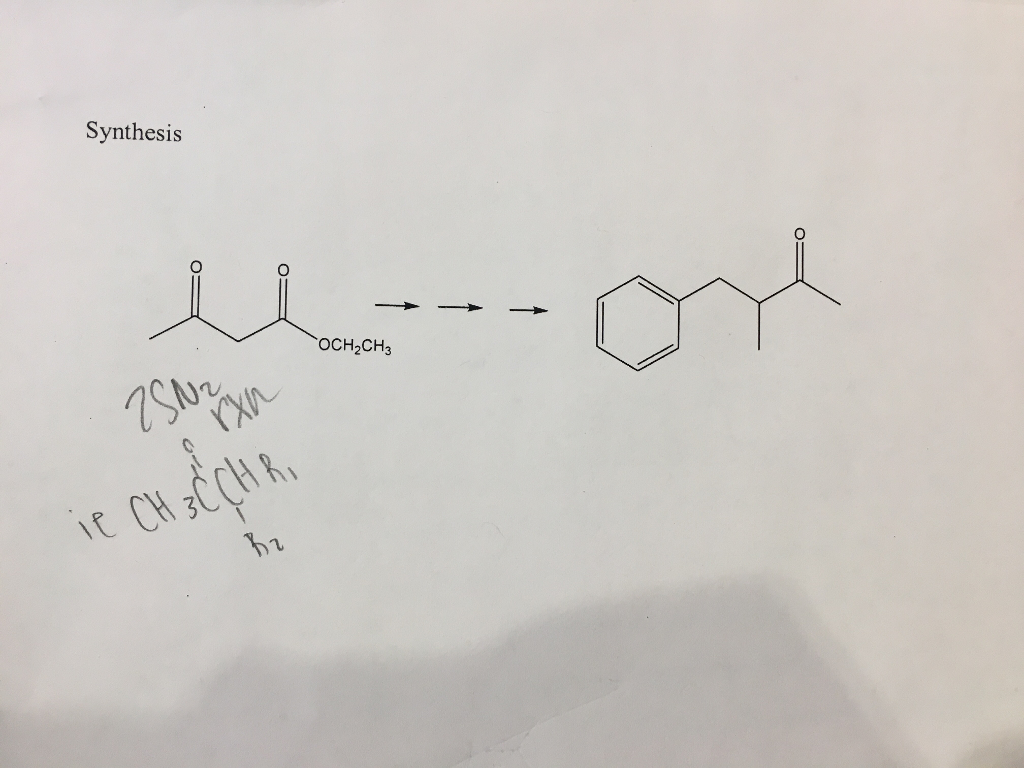 Solved Synthesis OCH2CH3 | Chegg.com